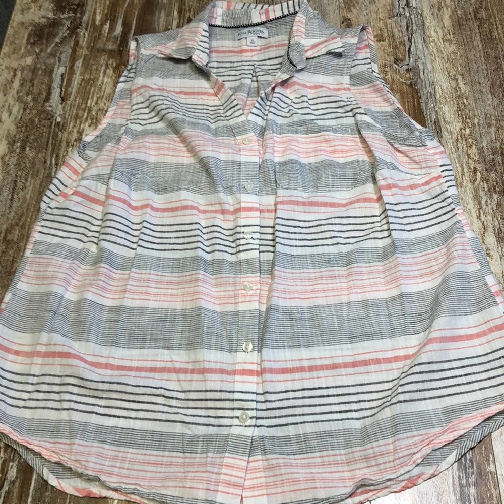 Linen sleeveless tunic